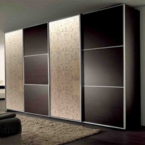 Шкафы-купе с зеркалами химического травления