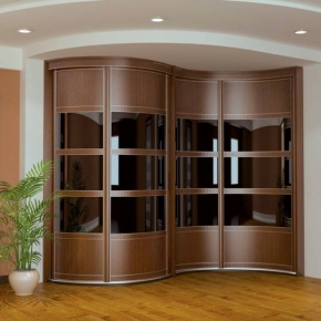 Радиусные шкафы-купе