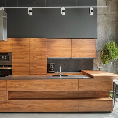 Кухни из шпона